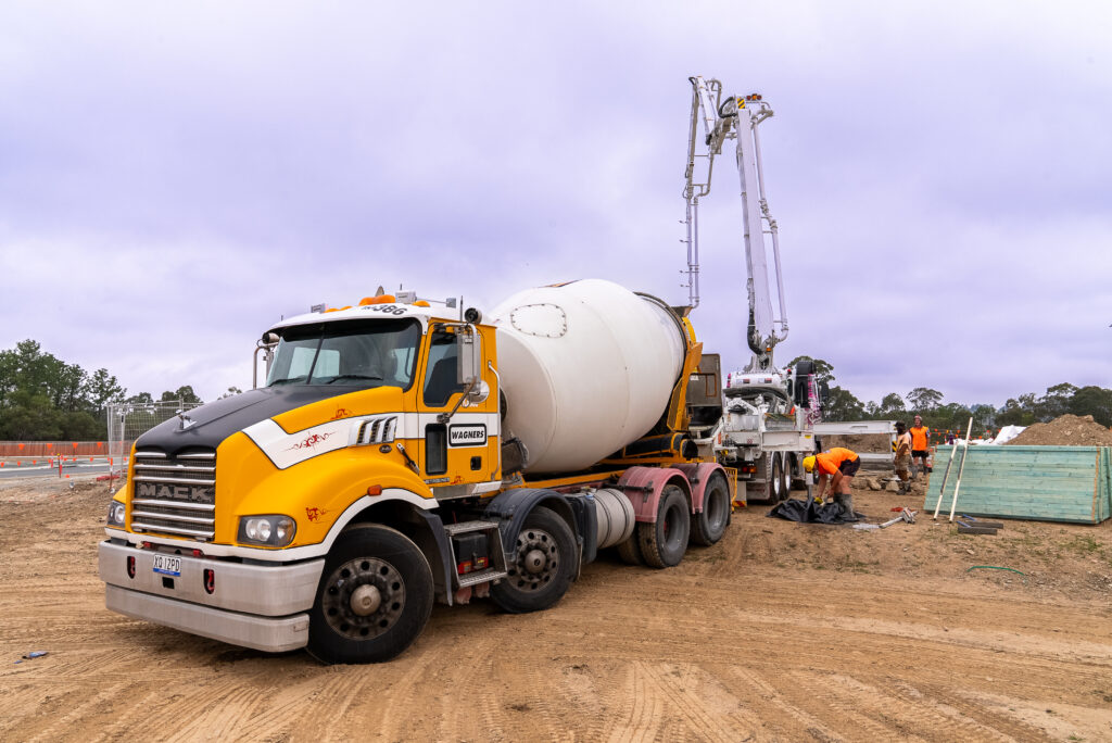 Slab day on an Emerald site